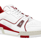 Louis Vuitton Trainer Bordeaux White Red
