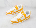Louis Vuitton Trainer Yellow Monogram Denim White