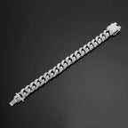 Pulseira Cuban Ice Cravejada