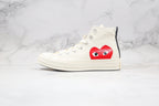 Converse Chuck Taylor All Star 70 Hi Comme des Garçons Play White