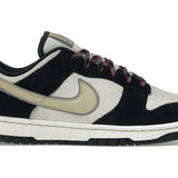 Nike Dunk Low LX Black Suede Team Gold