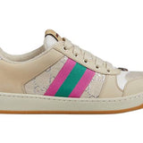 Gucci Screener Cream Leather